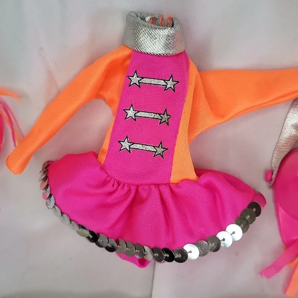 Skipper Baton Twirler outfit Barbies friend clothing 1990s vintage mattel great - Picture 3 of 14